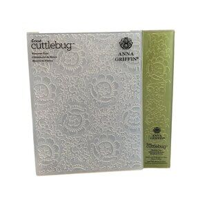 Anna Griffin Cricut Cuttlebug Blossom Toss Embossing Folders & Border Set